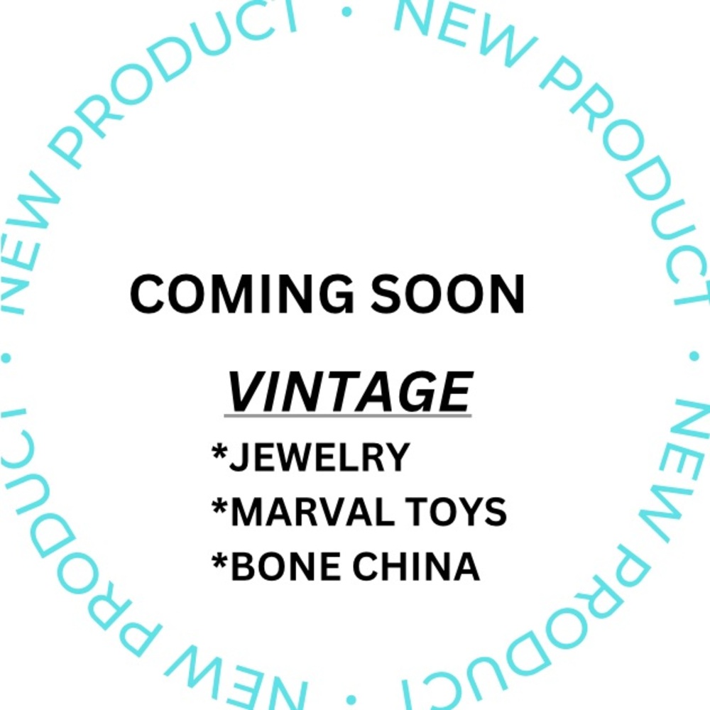Coming soon VINTAGE jewelry/Marval/coffee & tea accessories (Bone China)